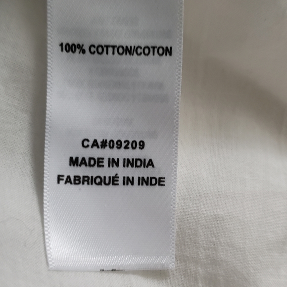 Cleo Pettites Medium White Blouse - Picture 4 of 4